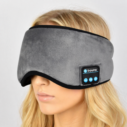 Bluetooth Slaapmasker met Speakers. Slaap Beter met Muziek & Meditatie